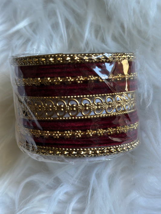 Bracelet rouge bordeaux