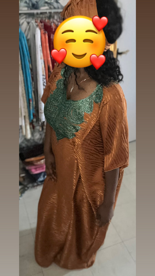 Boubou avec châles